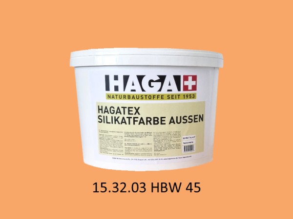 HAGATEX Silikat Mineralfarbe Außen 15.32.03 HBW 45