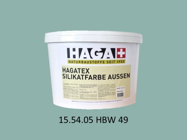 HAGATEX Silikat Mineralfarbe Außen 15.54.05 HBW 49