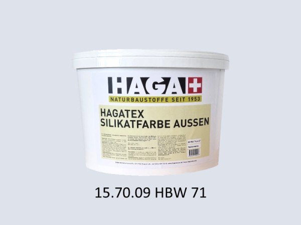 HAGATEX Silikat Mineralfarbe Außen 15.70.09 HBW 71