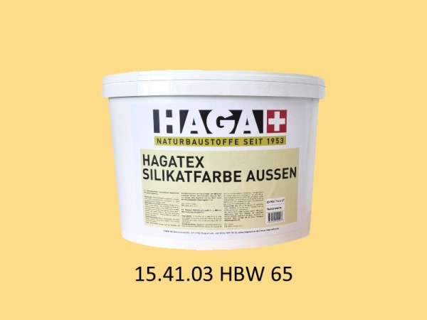 HAGATEX Silikat Mineralfarbe Außen 15.41.03 HBW 65