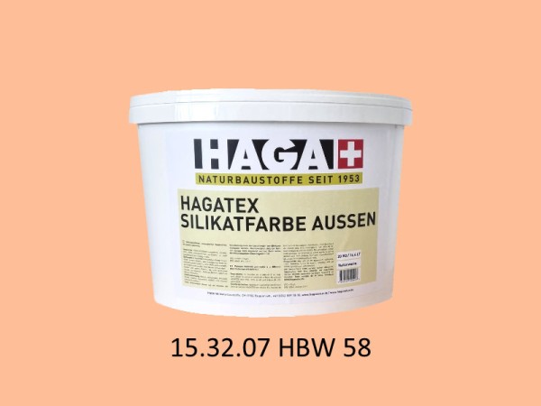HAGATEX Silikat Mineralfarbe Außen 15.32.07 HBW 58