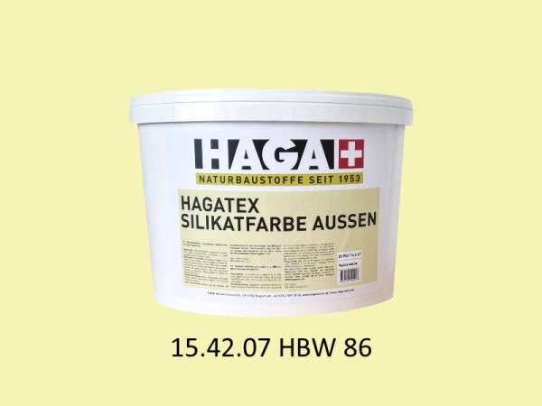 HAGATEX Silikat Mineralfarbe Außen 15.42.07 HBW 86