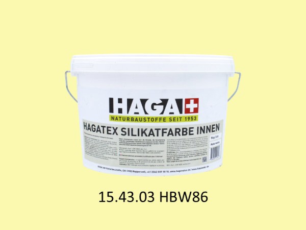 HAGATEX Silikat Mineralfarbe Innen 15.43.03 HBW 86