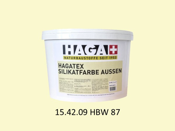 HAGATEX Silikat Mineralfarbe Außen 15.42.09 HBW 87