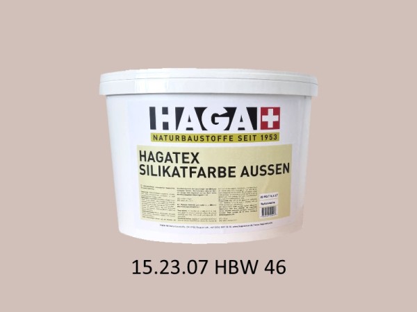 HAGATEX Silikat Mineralfarbe Außen 15.23.07 HBW 46