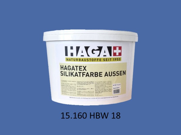HAGATEX Silikat Mineralfarbe Außen 15.160 HBW 18