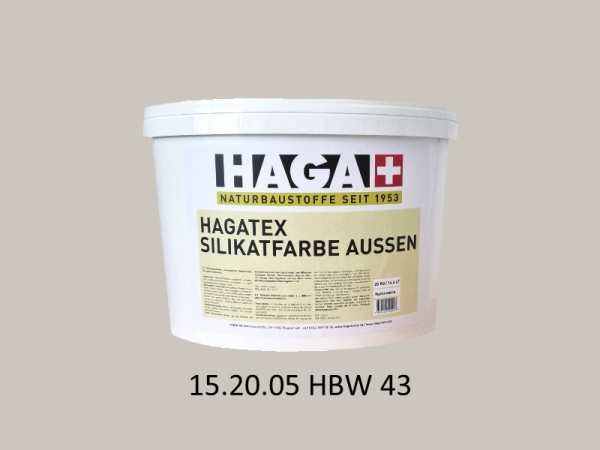 HAGATEX Silikat Mineralfarbe Außen 15.20.05 HBW 43