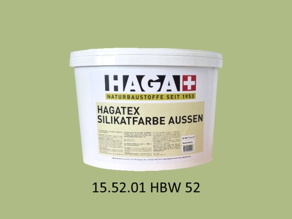 HAGATEX Silikat Mineralfarbe Außen 15.52.01 HBW 52