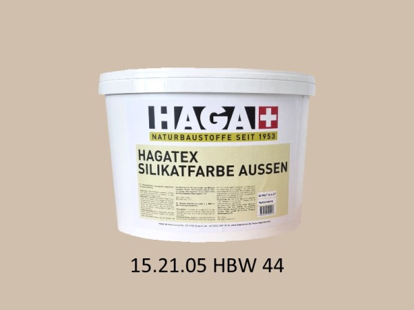 HAGATEX Silikat Mineralfarbe Außen 15.21.05 HBW 44