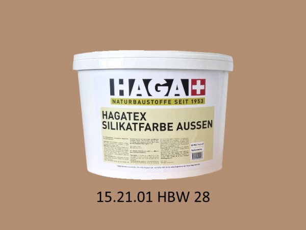 HAGATEX Silikat Mineralfarbe Außen 15.21.01 HBW 28