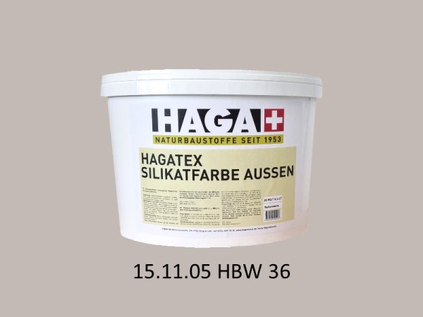 HAGATEX Silikat Mineralfarbe Außen 15.11.05 HBW 36