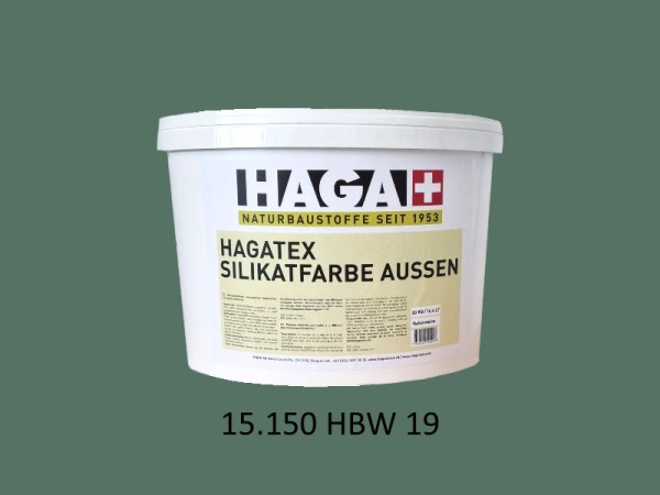 HAGATEX Silikat Mineralfarbe Außen 15.150 HBW 19