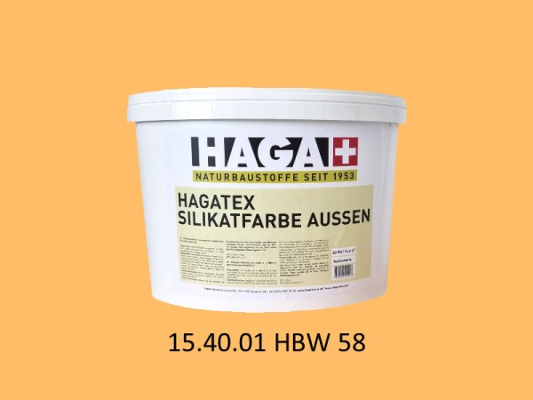 HAGATEX Silikat Mineralfarbe Außen 15.40.01 HBW 58