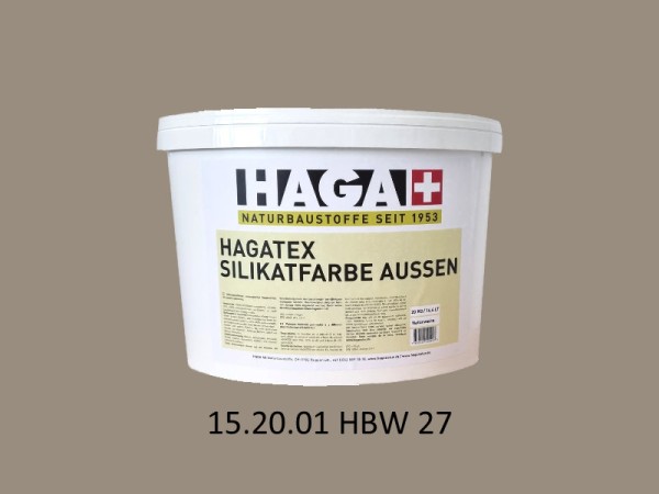 HAGATEX Silikat Mineralfarbe Außen 15.20.01 HBW 24