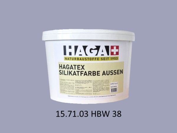 HAGATEX Silikat Mineralfarbe Außen 15.71.03 HBW 38