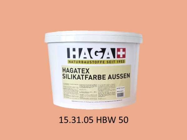HAGATEX Silikat Mineralfarbe Außen 15.31.05 HBW 50